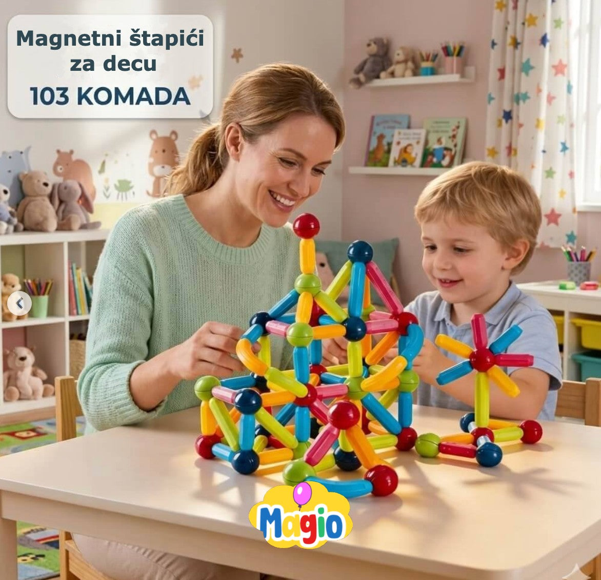 Edukativni Magnetni Štapići