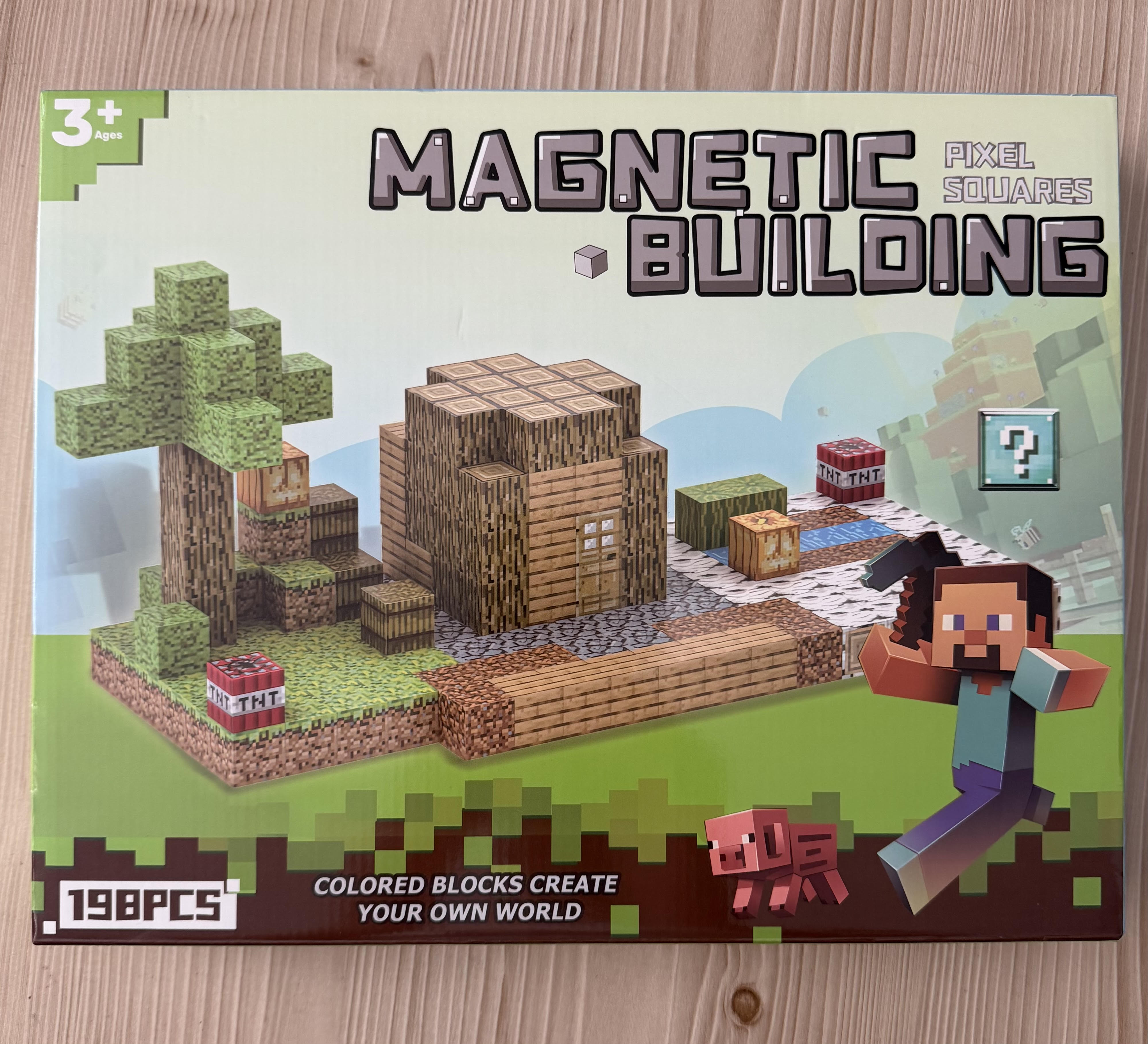 Magnetne 3D kockice "Minecraft"