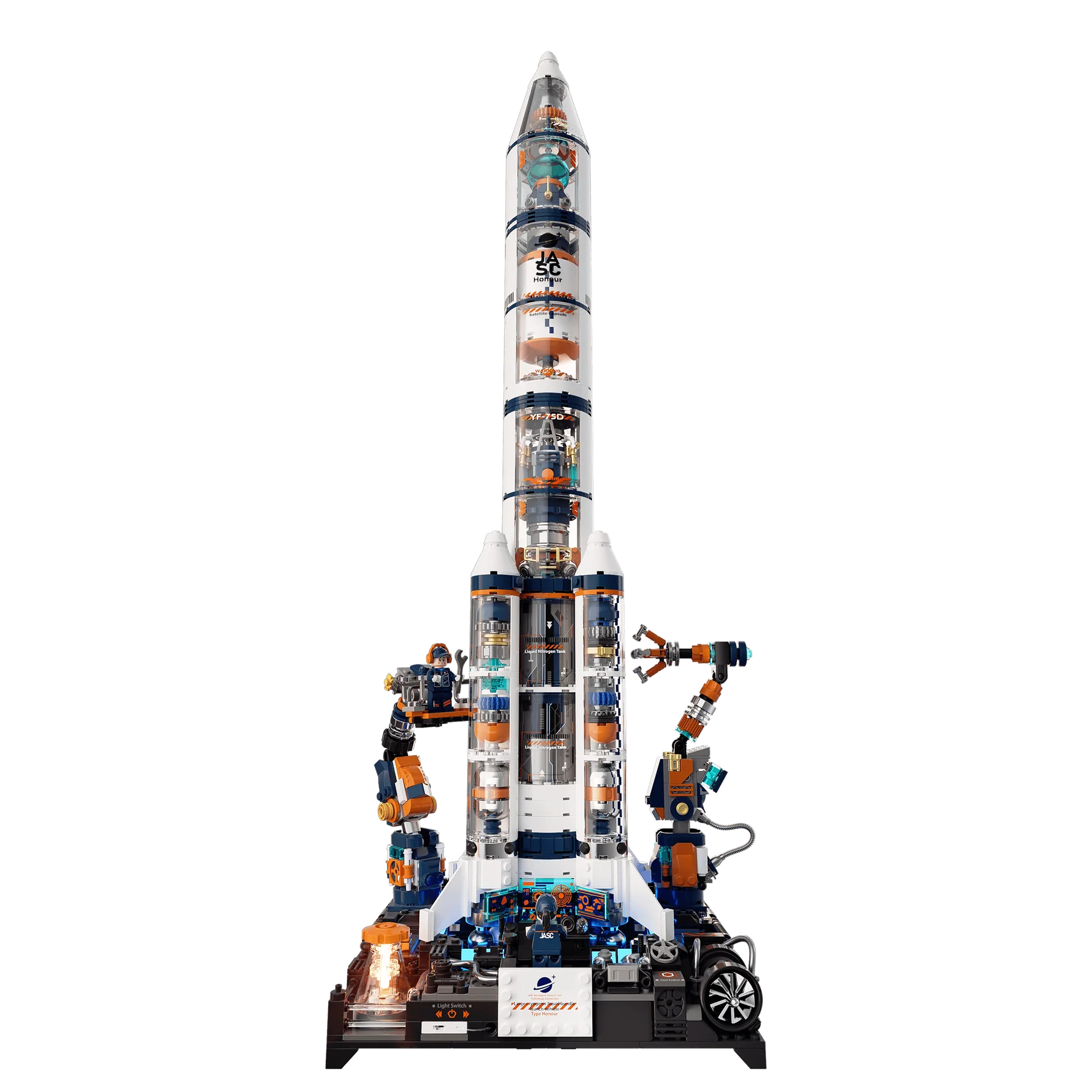 Kolekcija Istraživanje Svemira - Premium Raketa sa LED Svetlom 68 cm