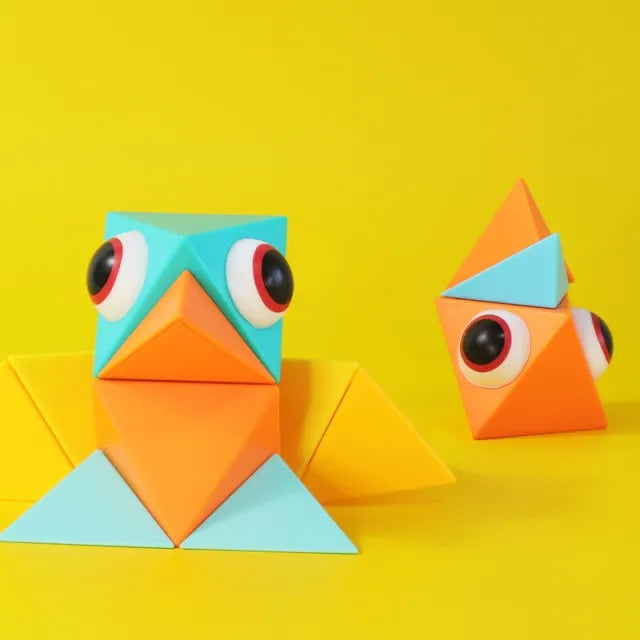 Magnetne 3D kocke "Click Blocks"