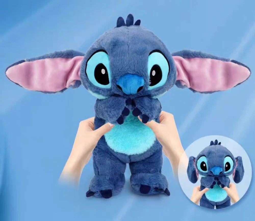 STITCH igračka koja diše i svira + 3 Baterije
