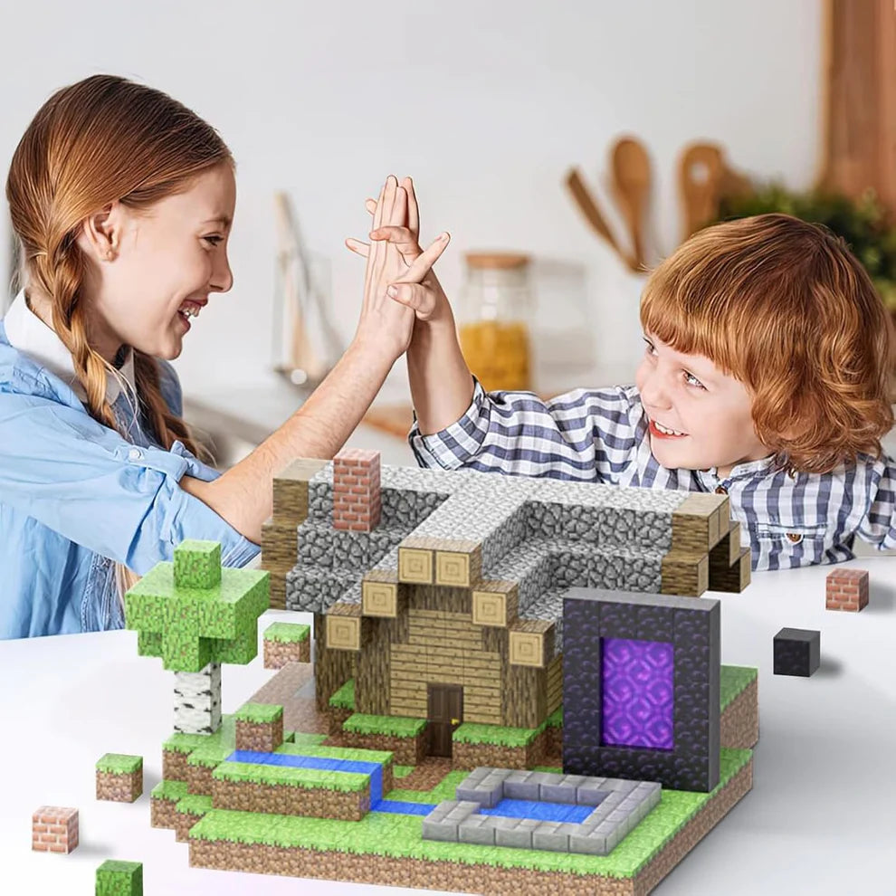 Magnetne 3D kockice "Minecraft"