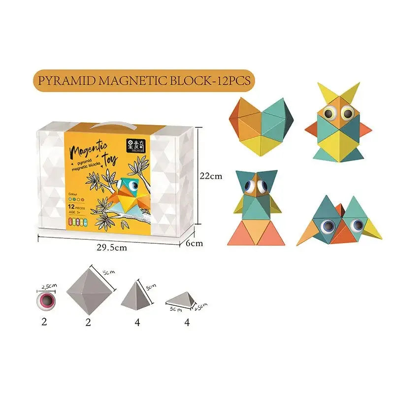 Magnetne 3D kocke "Click Blocks"