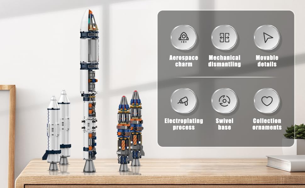 Kolekcija Istraživanje Svemira - Raketa 43 cm