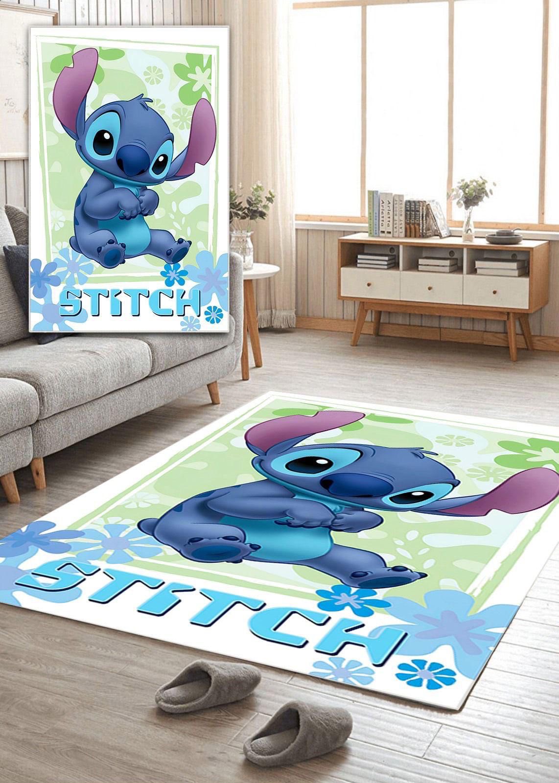 Dečiji tepih STITCH sa gumenom podlogom 140x80 cm