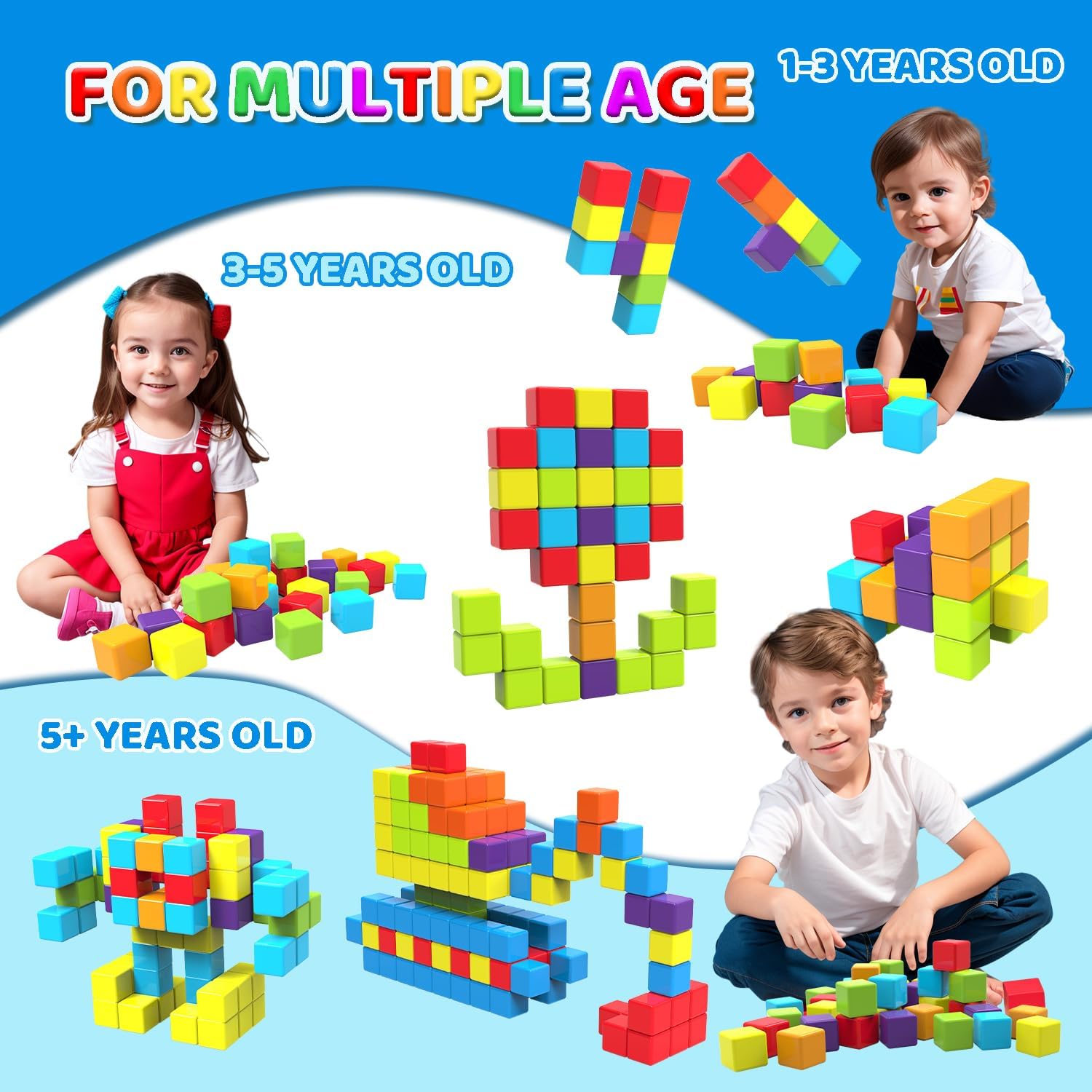 Dečije Magnetne 3D KOCKE