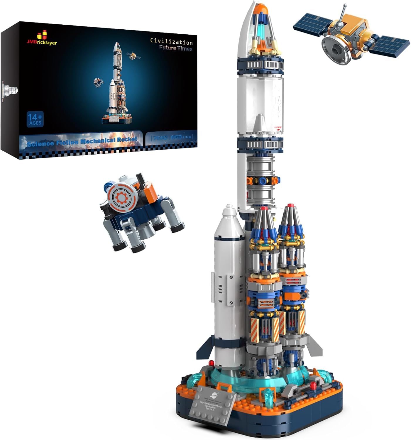 Kolekcija Istraživanje Svemira - Raketa 43 cm