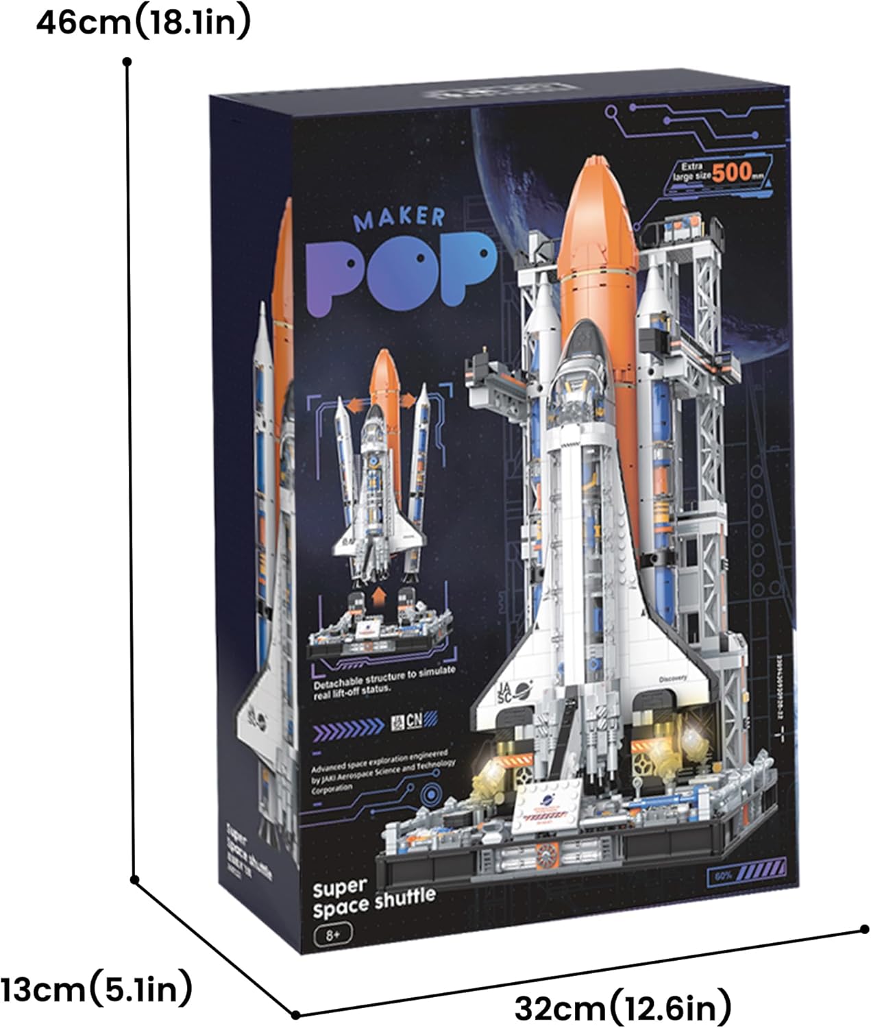 Kolekcija Istraživanje Svemira - Raketa 50 cm