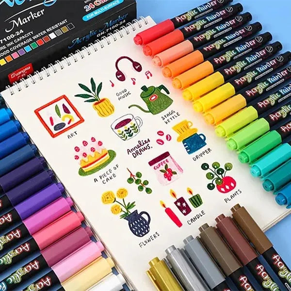 Set 12 Akrilnih Markera