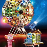 Svetleći 3D magnetni blokovi Animal Paradise - manji