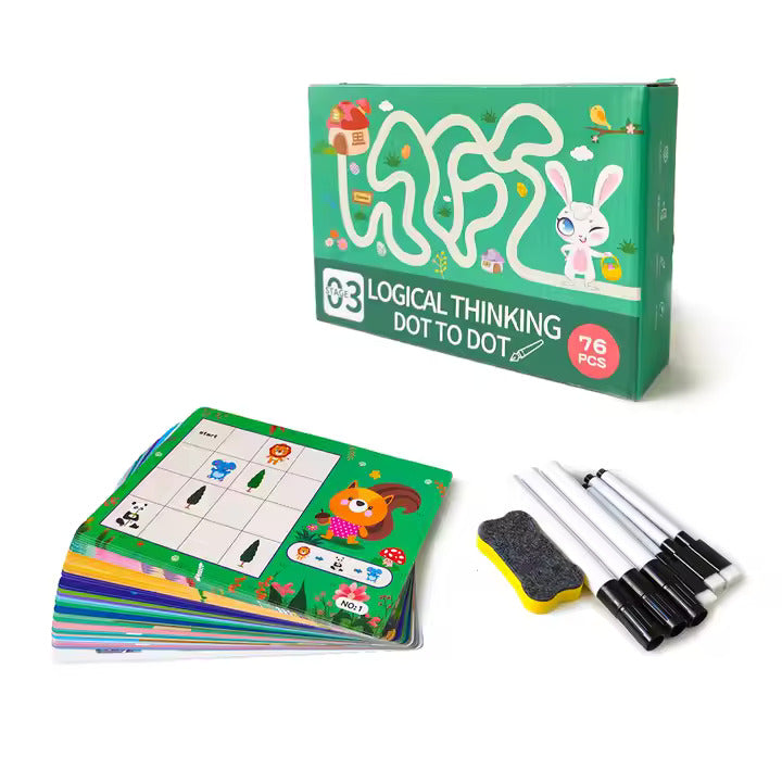 Pametna Radna Sveska / Logical Thinking DOT TO DOT