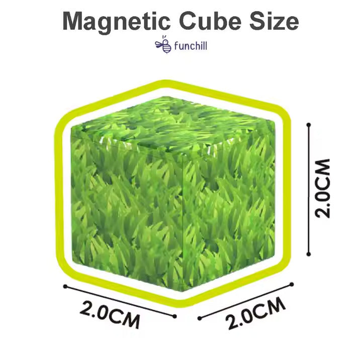 Magnetne 3D kockice "Minecraft"