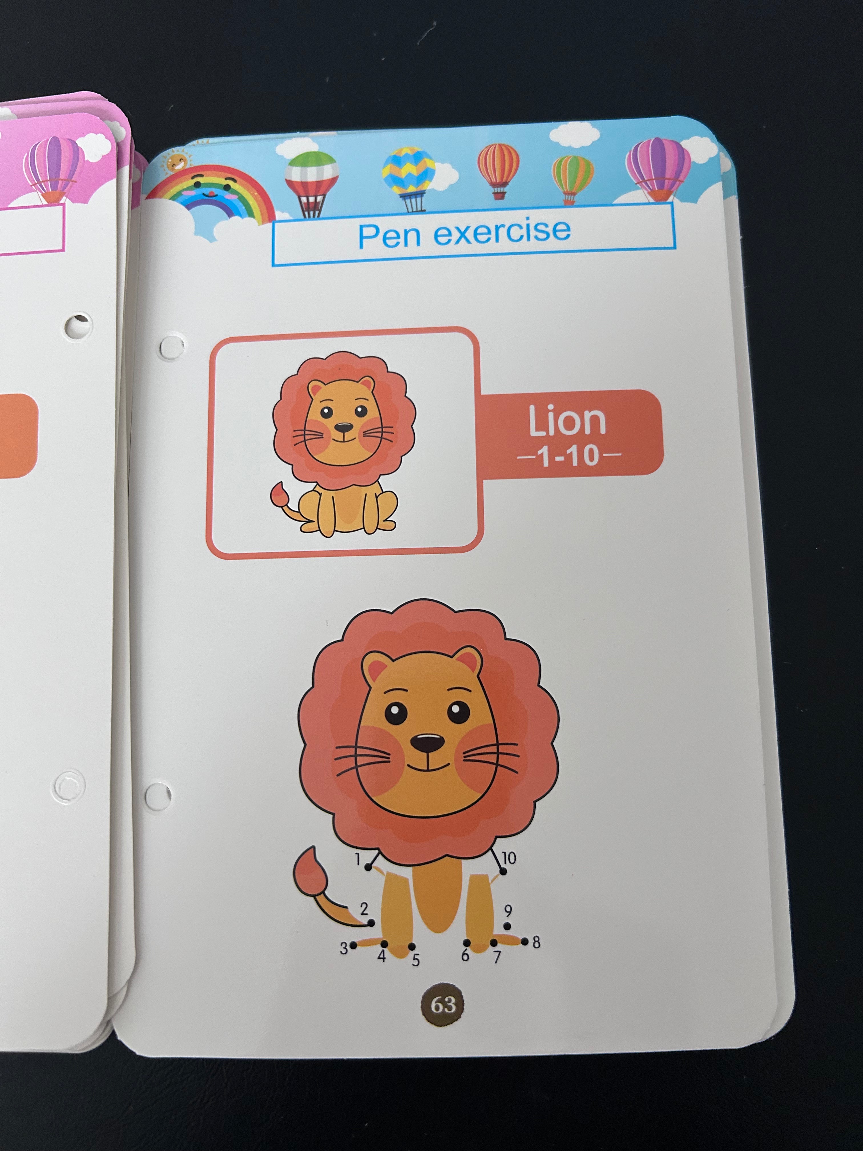 Pametna Radna Sveska / Stroke Line dot to dot 64 strane