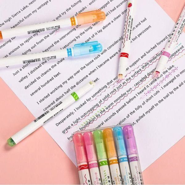 Set od šest kreativnih markera