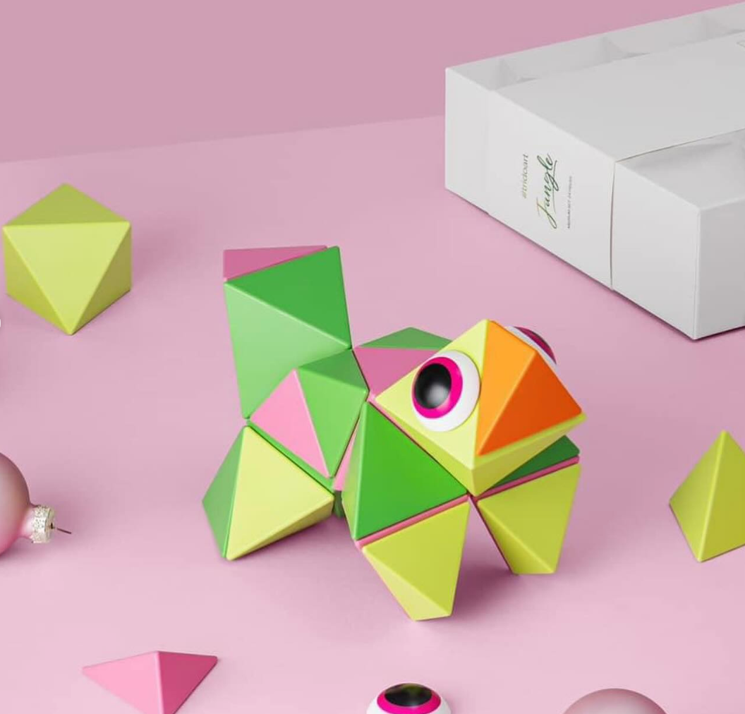 Magnetne 3D kocke "Click Blocks"