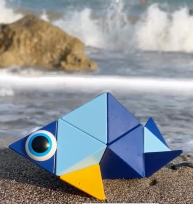 Magnetne 3D kocke "Click Blocks"