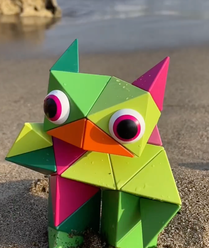 Magnetne 3D kocke "Click Blocks"