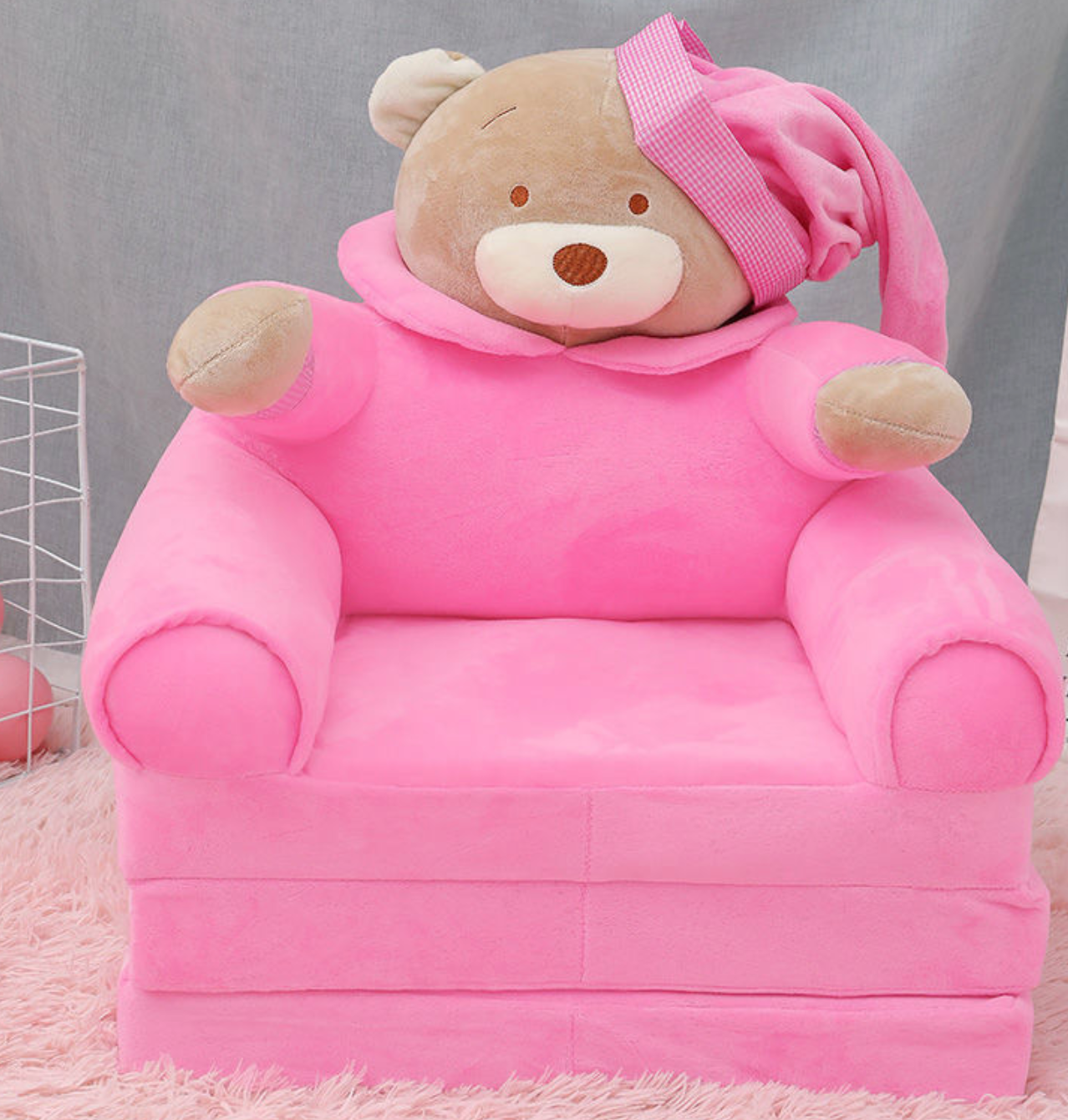 Dečija Fotelja Meda Roze