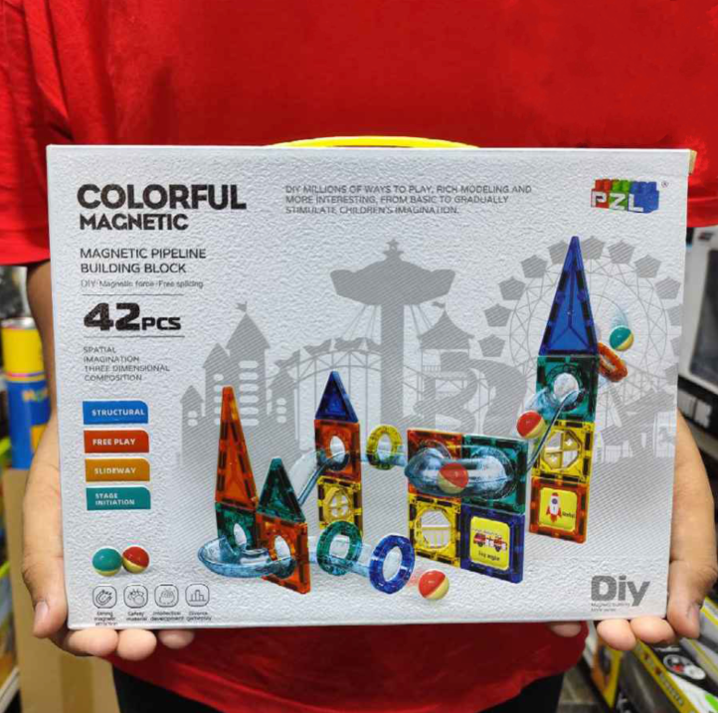 Magnetni GRADIVNI blokovi - Pipeline Manji