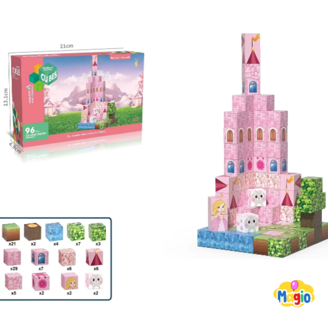 Magnetne 3D kockice "Minecraft"