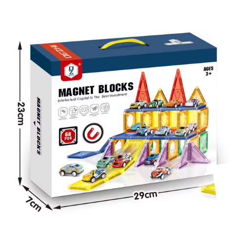 Magnetni Blokovi - DELUXE SET od 68 delova