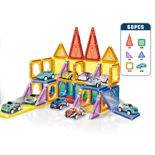 Magnetni Blokovi - DELUXE SET od 68 delova