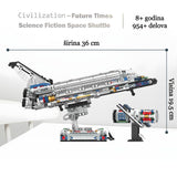 Svemirski šatl od kockica Space Shuttle