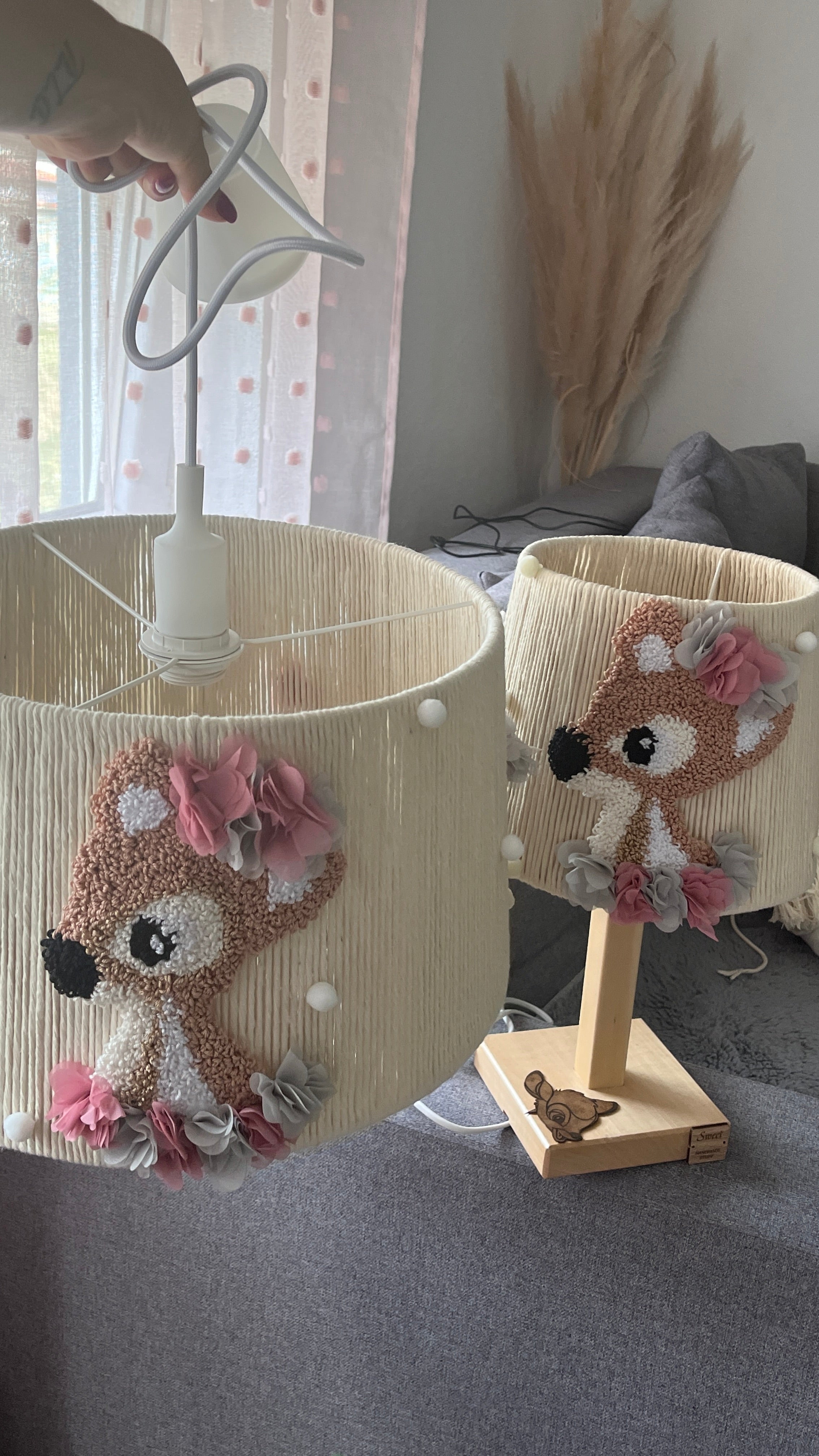 Dečije Ručno Izrađene Stone Lampe