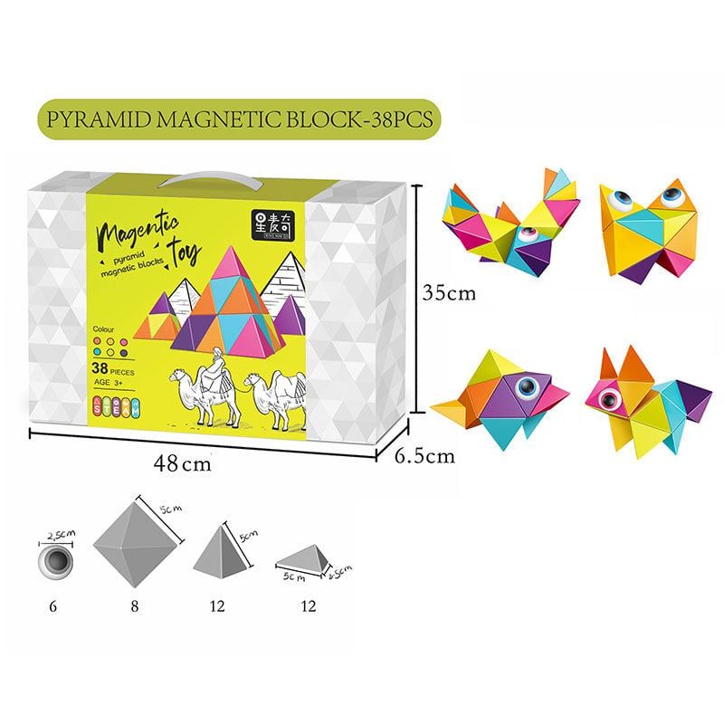 Magnetne 3D kocke "Click Blocks"