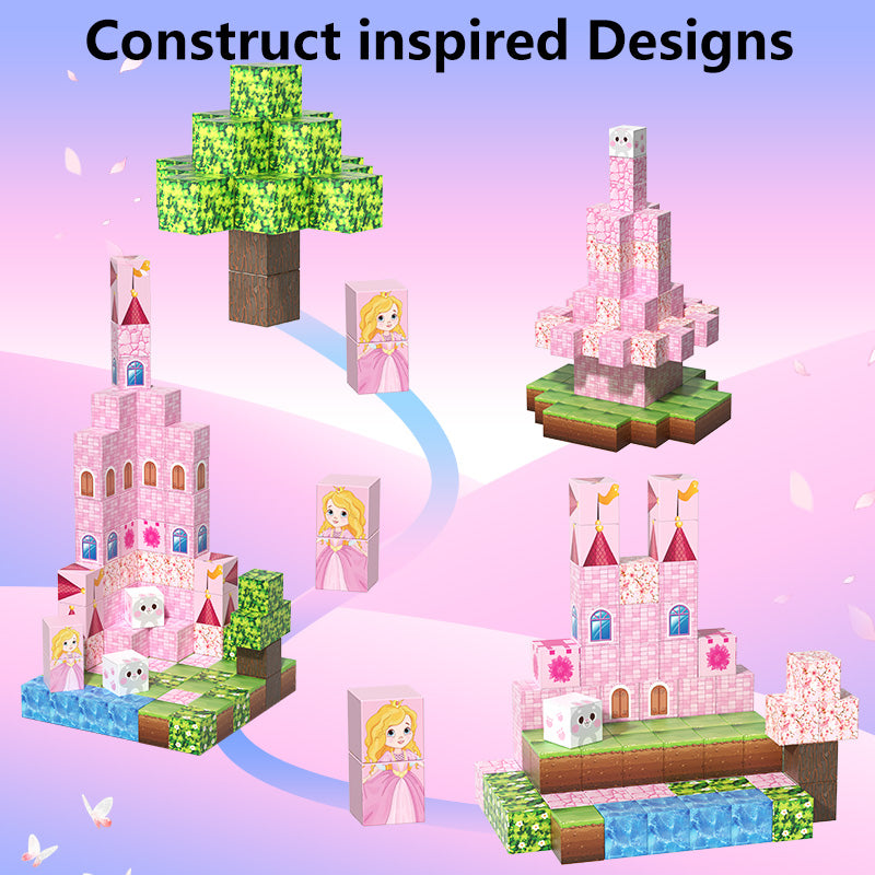 Magnetne 3D kockice "Minecraft"