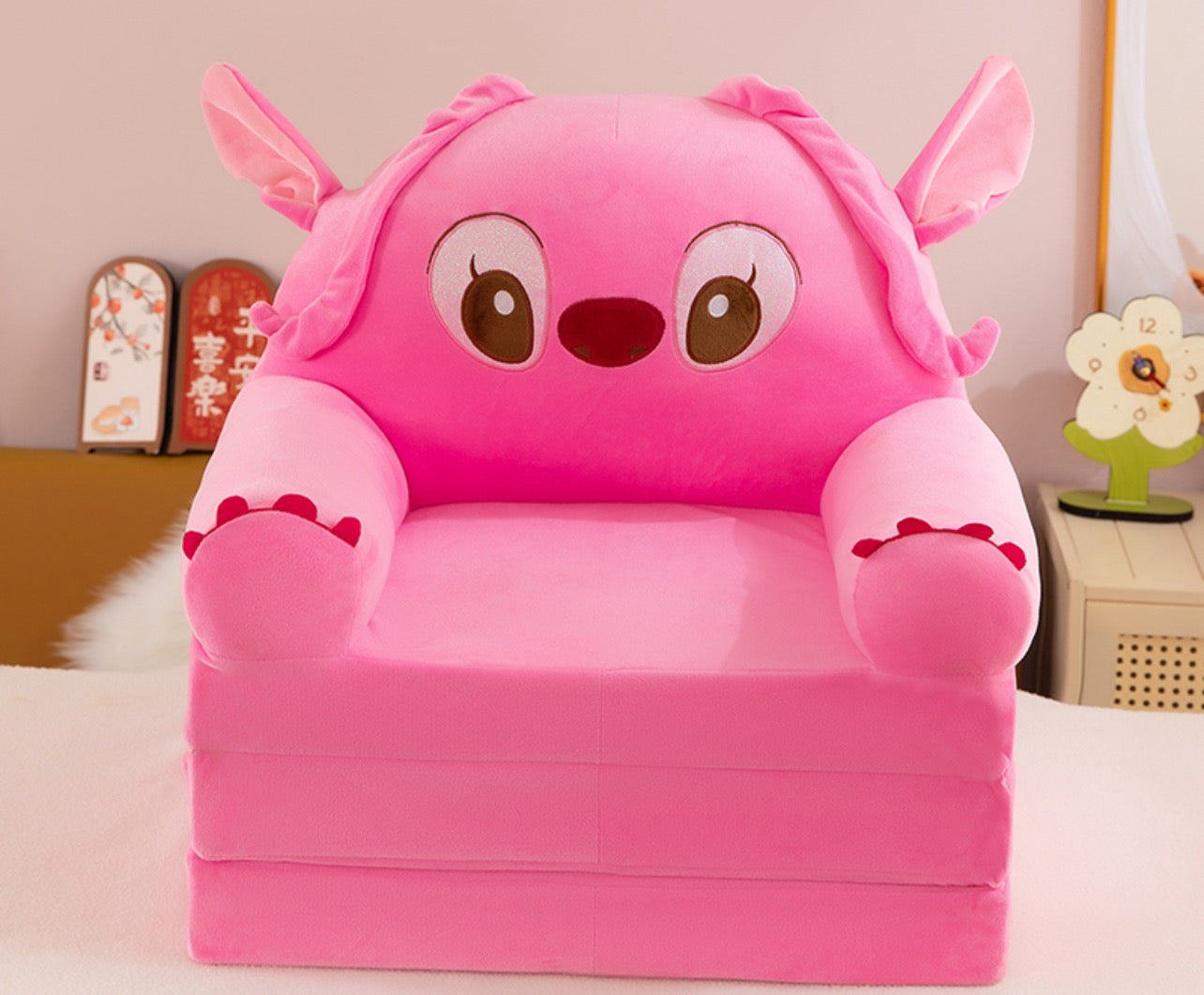 Dečija Fotelja Stitch Roze