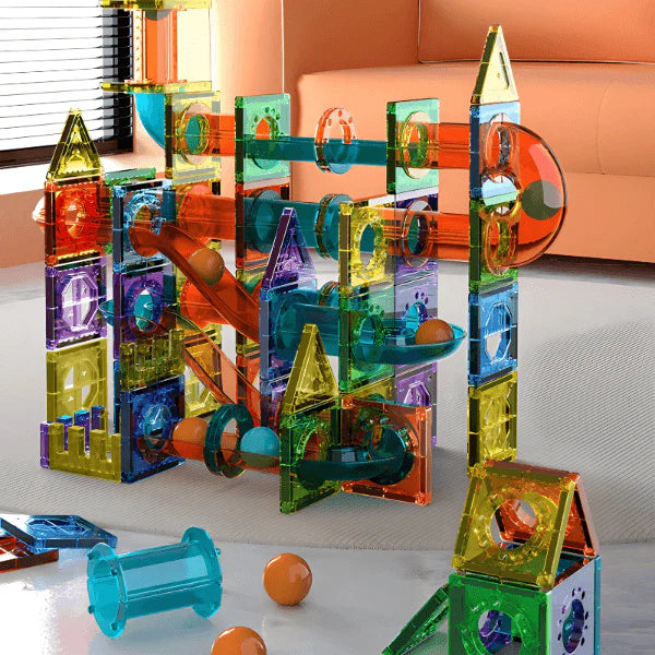 Magnetni GRADIVNI blokovi - Pipeline (65 komada)