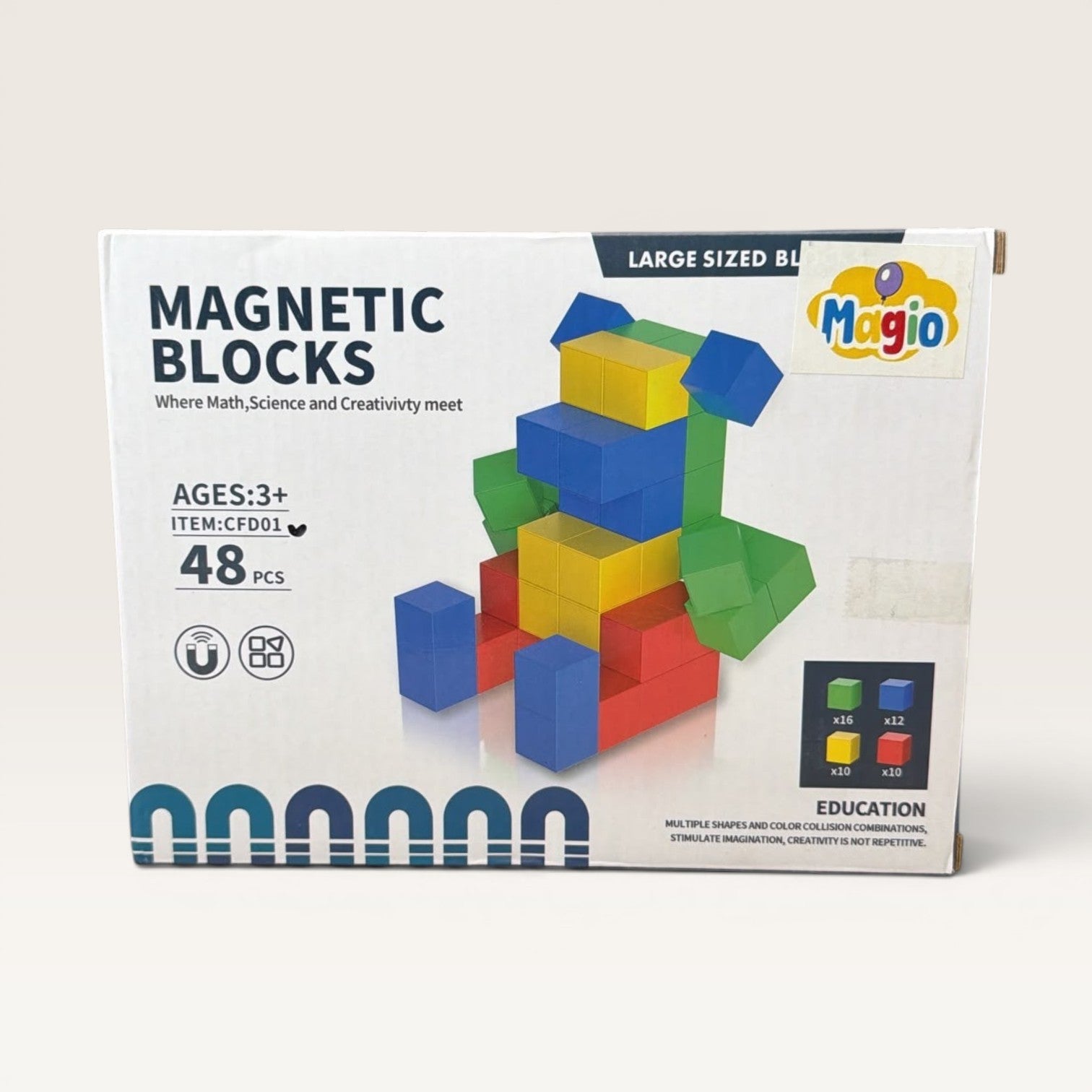 Dečije Magnetne 3D KOCKE