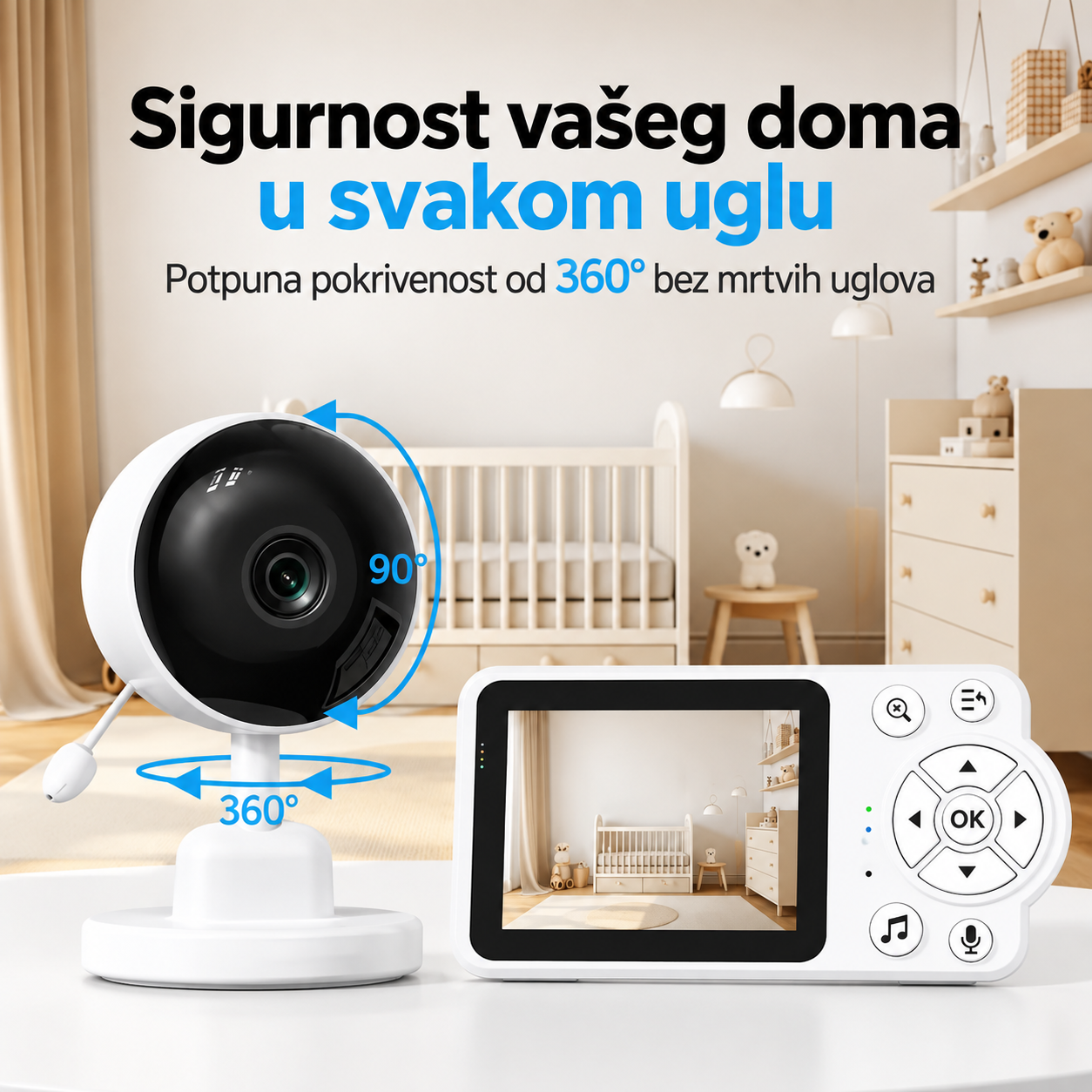 Bežična Baby Kamera sa Monitorom